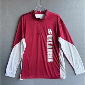Oklahoma Sooners Colosseum Quarter Zip Pullover XXL‎ Long Sleeve